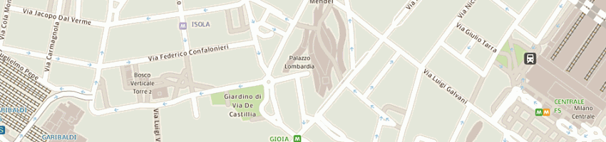 Mappa della impresa edilizia moderna srl a MILANO