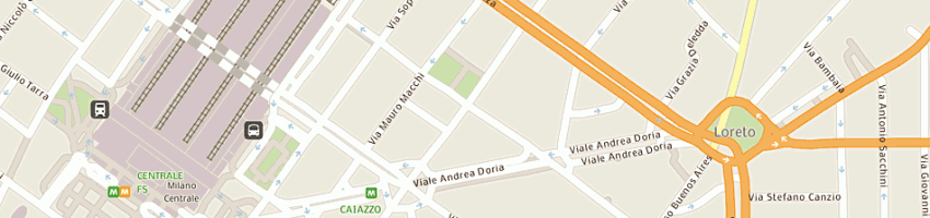 Mappa della impresa garage marziano a MILANO