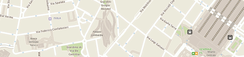 Mappa della impresa visconti silvia a MILANO