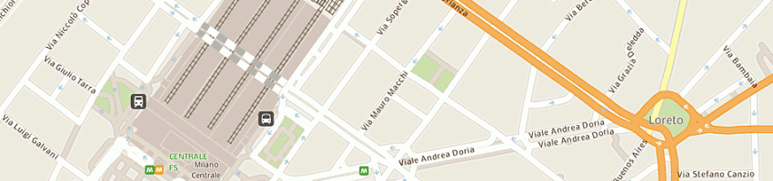 Mappa della impresa volac socoor srl a MILANO