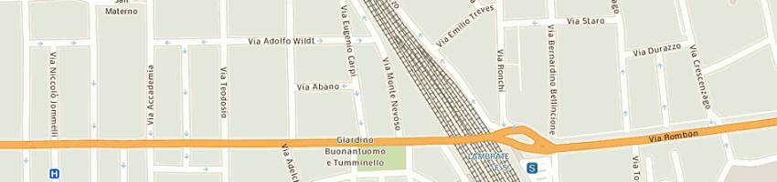 Mappa della impresa mivigas (srl) a MILANO