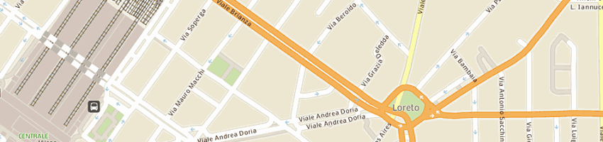 Mappa della impresa parking car snc di vadala' simone e c a MILANO