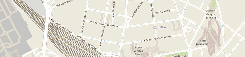 Mappa della impresa autofficina di falbo aldo mario a MILANO