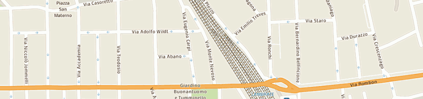 Mappa della impresa poliedro srl a MILANO