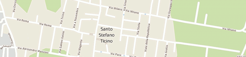 Mappa della impresa comune di santo stefano ticino a SANTO STEFANO TICINO