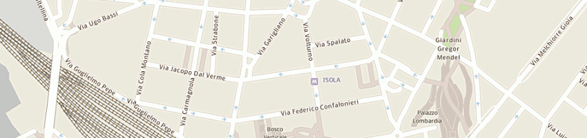 Mappa della impresa arcadia hugges lorenzo a MILANO