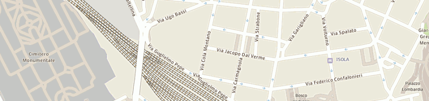 Mappa della impresa beretti giuseppe a MILANO