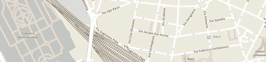 Mappa della impresa scatolificio artigiano di anna astolfi a MILANO
