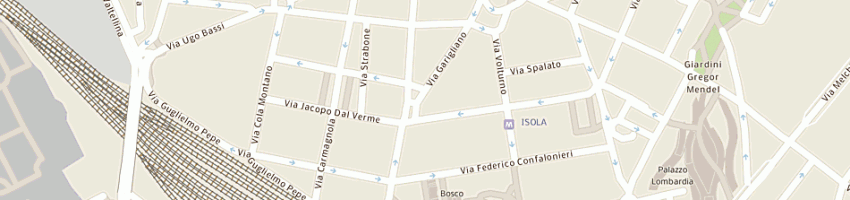 Mappa della impresa guinguette s r l a MILANO