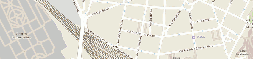 Mappa della impresa le gemelle snc di santaniello loredana e santaniello bruna a MILANO