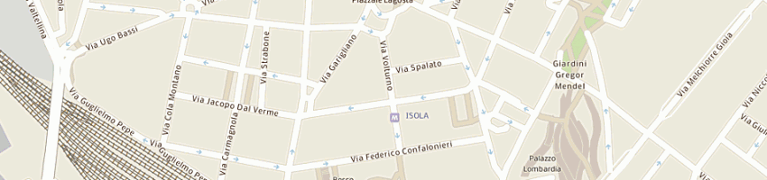 Mappa della impresa west sas di febbo pronto rocco e c a MILANO