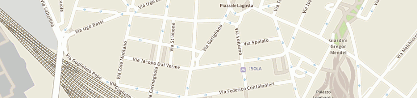 Mappa della impresa bini miriam a MILANO