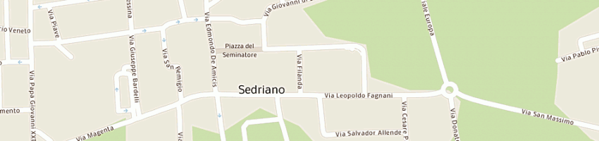 Mappa della impresa municipio a SEDRIANO