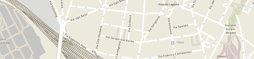 Mappa della impresa jambalaya di bonetti anna maria a MILANO