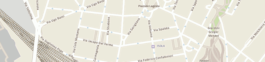 Mappa della impresa mucchi e petrus (snc) a MILANO
