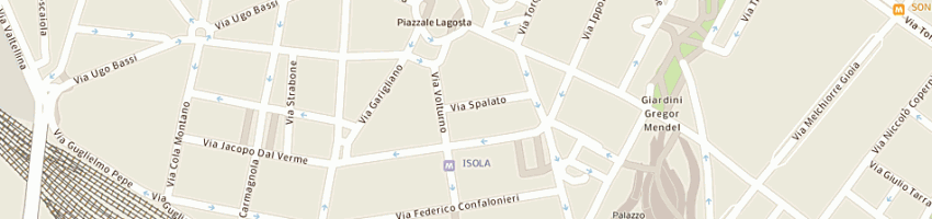 Mappa della impresa digitel friuli (srl) a MILANO
