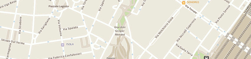 Mappa della impresa gaio snc a MILANO