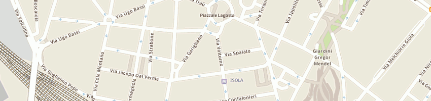 Mappa della impresa federazioni milanese unitaria cgil cisl uil a MILANO