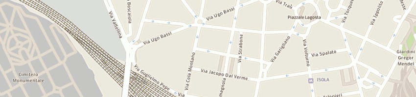 Mappa della impresa boschini maurizio a MILANO