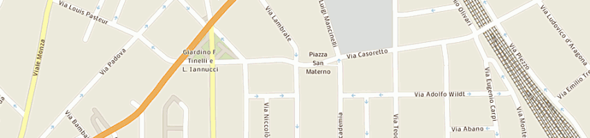Mappa della impresa nsn997 di michelangelo marra a MILANO