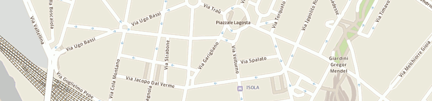 Mappa della impresa pashima srl a MILANO