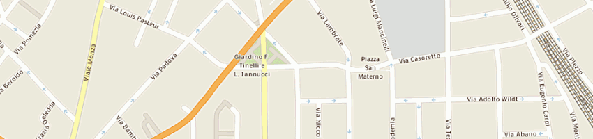 Mappa della impresa galatioto alberta a MILANO