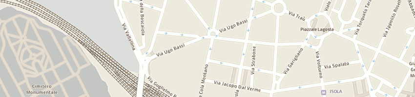 Mappa della impresa gi generale industrielle italia spa a MILANO