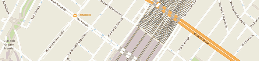 Mappa della impresa officina reclame srl a MILANO