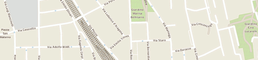 Mappa della impresa panificio raimondo antonino a MILANO