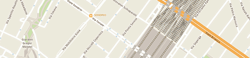 Mappa della impresa foto ottica valsecchi a MILANO