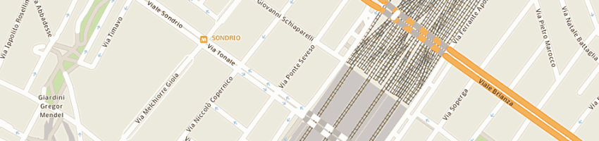 Mappa della impresa pizza da asporto a MILANO