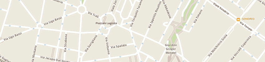 Mappa della impresa esogetics srl a MILANO