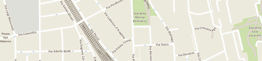 Mappa della impresa montenegro snc a MILANO