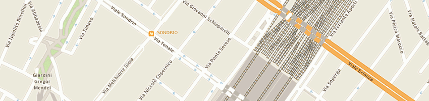 Mappa della impresa new asian shop di goni osman e c snc a MILANO
