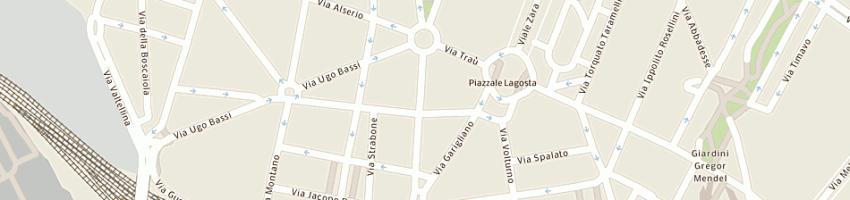 Mappa della impresa pironti franco a MILANO