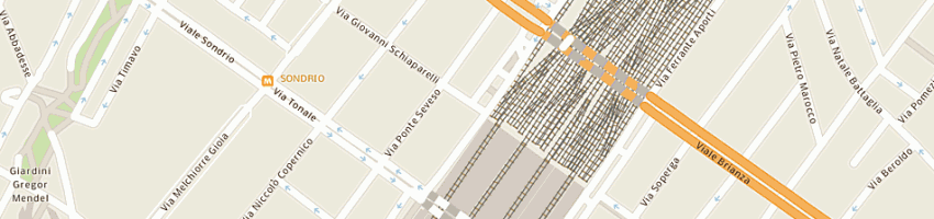 Mappa della impresa metro milano di rossetti paolo a MILANO