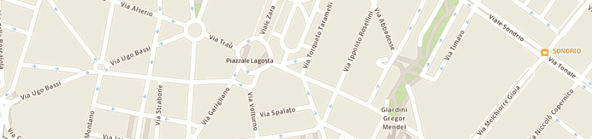 Mappa della impresa studio associato cerati tagini a MILANO