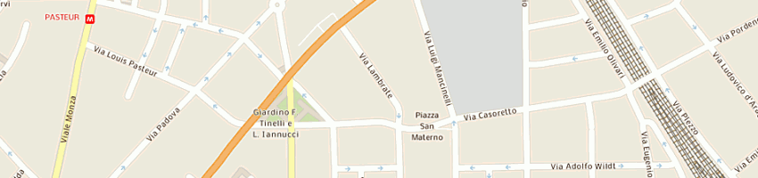 Mappa della impresa confezione dany a MILANO