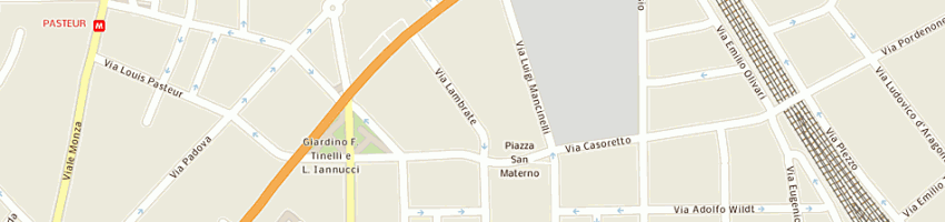 Mappa della impresa studio dresbach sas a MILANO
