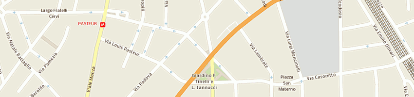 Mappa della impresa mondobio a MILANO