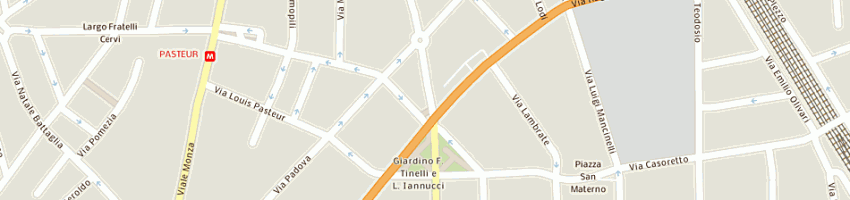 Mappa della impresa marsanich ferruccio a MILANO