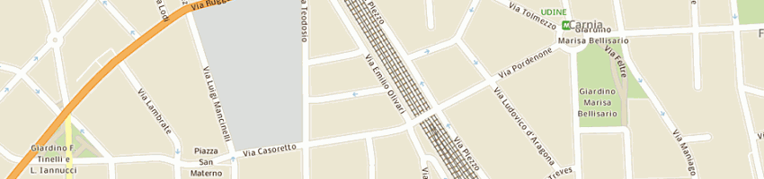 Mappa della impresa condominio di via cambiasi 8 a MILANO