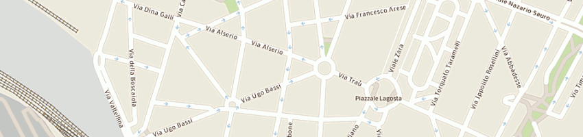 Mappa della impresa laboratorio vieffe snc a MILANO
