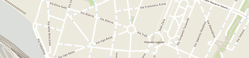 Mappa della impresa pizzeria la rotonda di segrino sefrat sas di giuntoli a MILANO