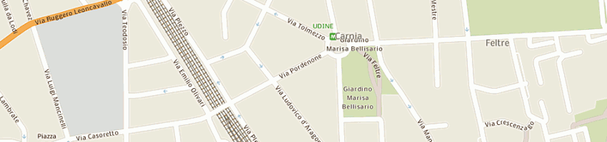 Mappa della impresa bondoni maurizio ottica moderna a MILANO