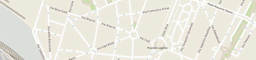 Mappa della impresa rapisarda gaetano a MILANO