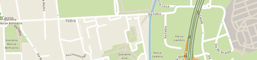 Mappa della impresa antonietti sas di antonietti giuseppe e c a MILANO