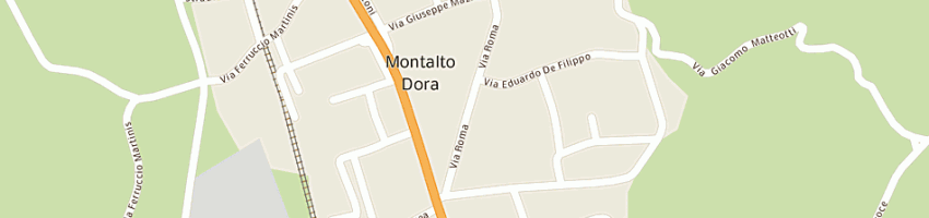 Mappa della impresa mavi auto di campagnola renato a MONTALTO DORA
