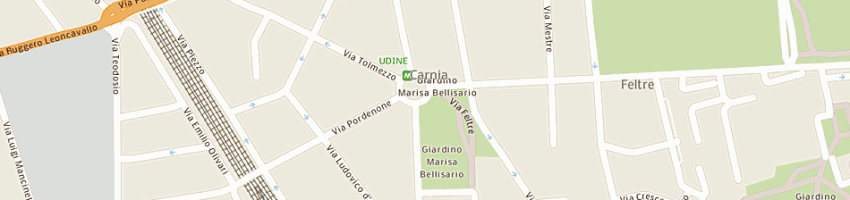 Mappa della impresa tuttoradio (sas) a MILANO