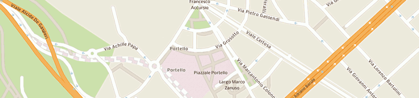 Mappa della impresa radeztky srl a MILANO